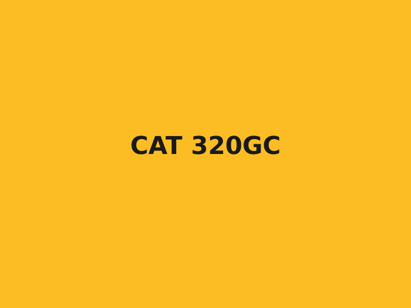 Экскаватор гусеничный Caterpillar 320GC