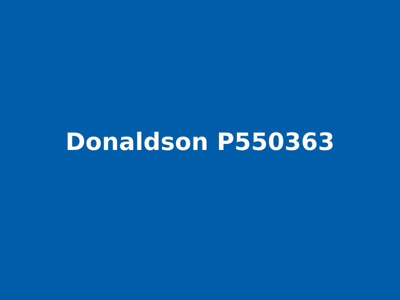 Фильтр масляный Donaldson P550363