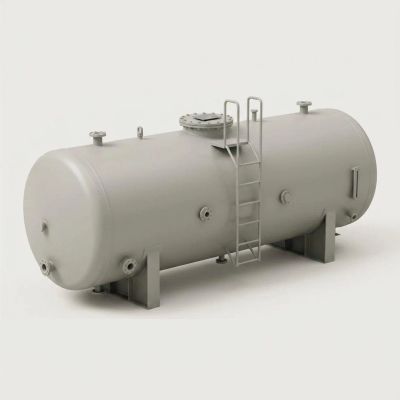 Horizontal steel above-ground tank 15 m³ (RGSN-15)