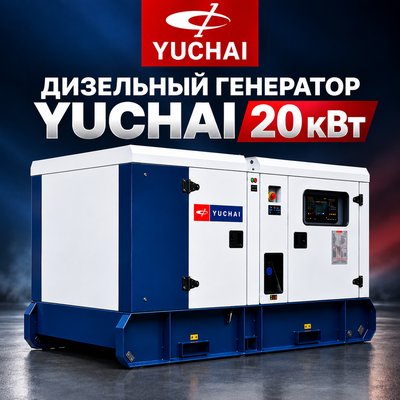 Дизельный генератор YUCHAI 20 кВт