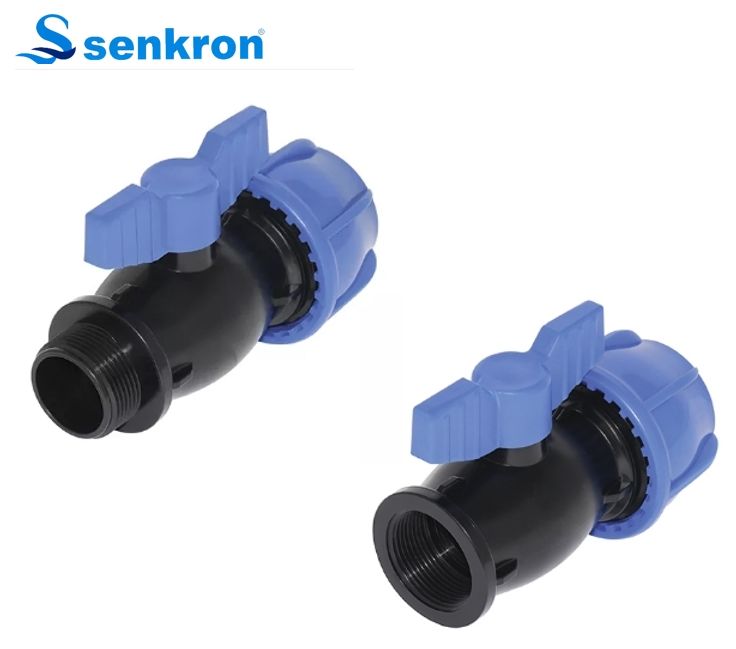 Кран компрессионный от 20 до 90 размера   Senkron - 5