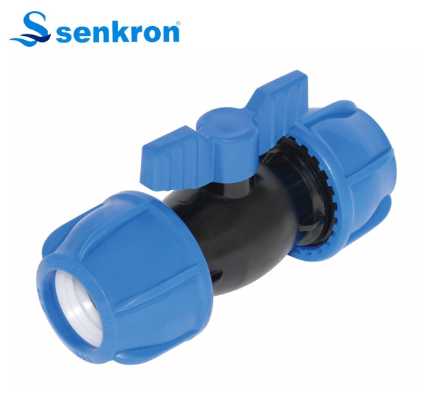 Кран компрессионный от 20 до 90 размера   Senkron