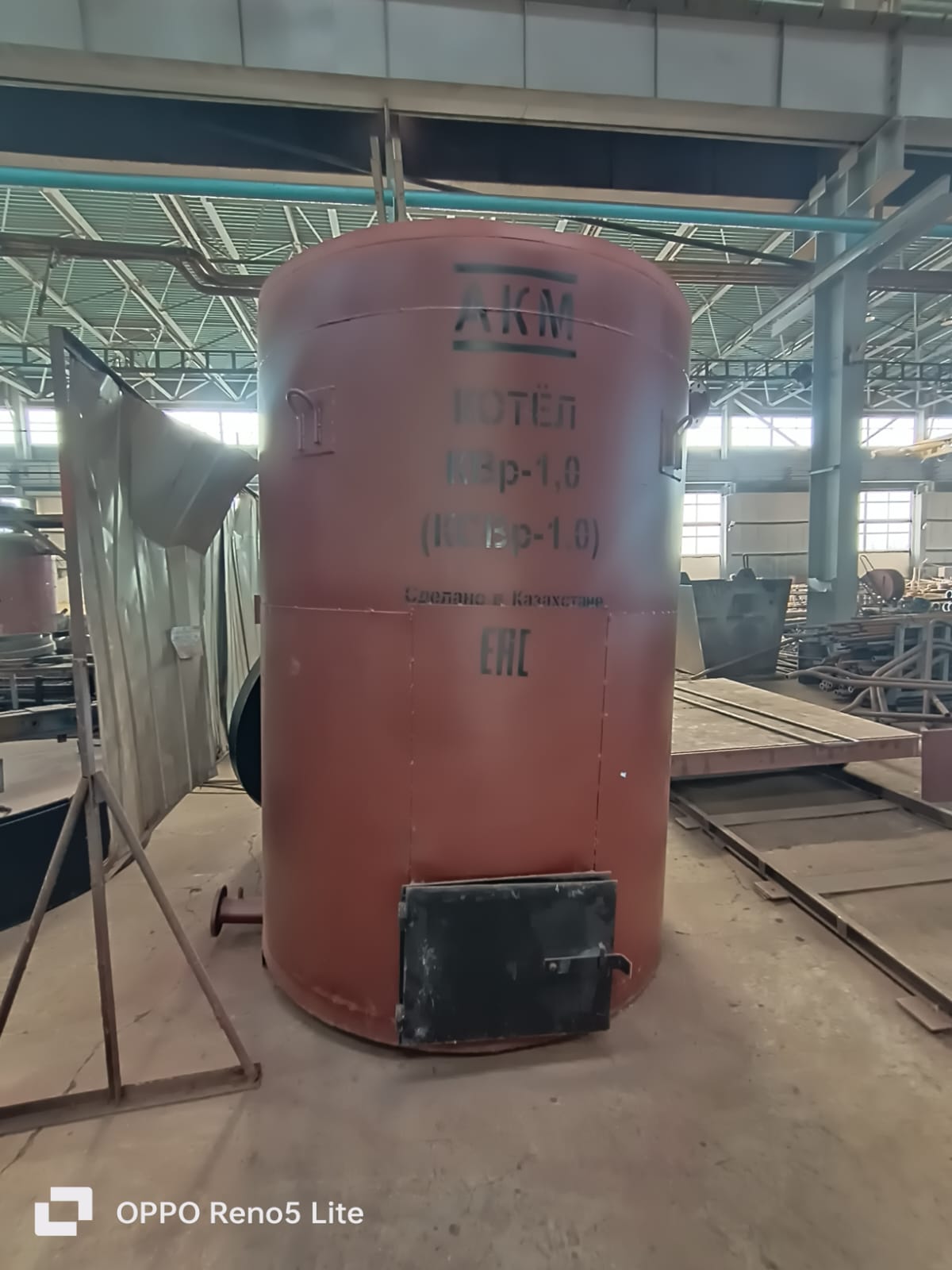 Котел стальной водогрейный с ручной топкой КВр-1,0 (КСВр-1,0)
